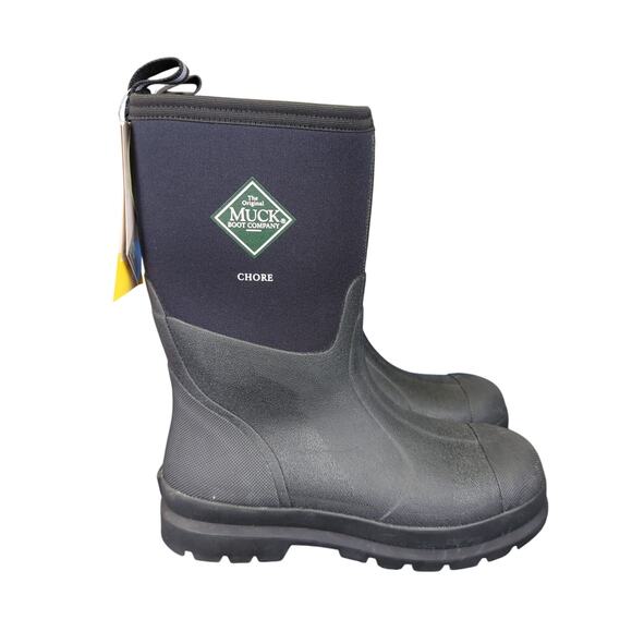 The Original Muck Boot Company Chore Boots Black Women's Size 8 Men's Size‎ 7 - Picture 1 of 10